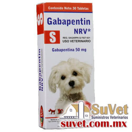 Gabapentin S NVR Requiere receta médica cuantificada caja con 30 tabletas de 50 mg - SUVET