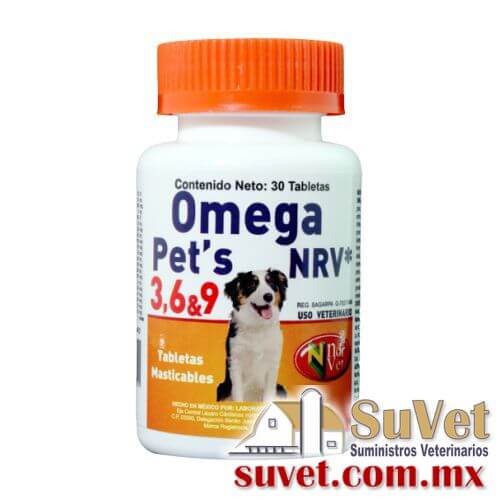 Omega Pets NVR masticables envase de 30 tabletas - SUVET
