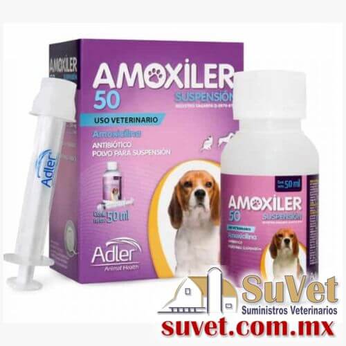 Amoxiler 50 suspensión frasco de 50 ml - SUVET