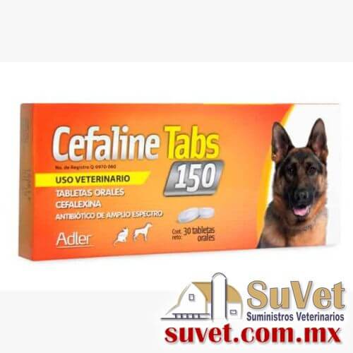 Cefaline tabs 150 caja de 30 tabs  - SUVET