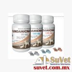 Clindamicina 100 mg frasco  de 100 tabs - SUVET