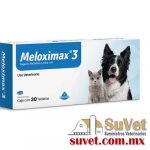 MELOXIMAX 3 caja con 30 tabletas de 3 mg - SUVET