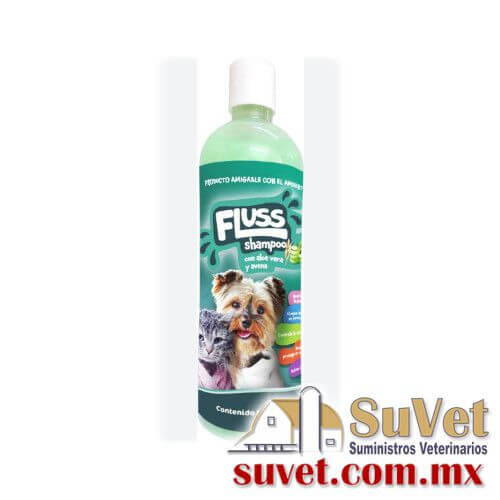FLUSS SHAMPOO AVENA Y ALOE  envase  de 500 ml - SUVET