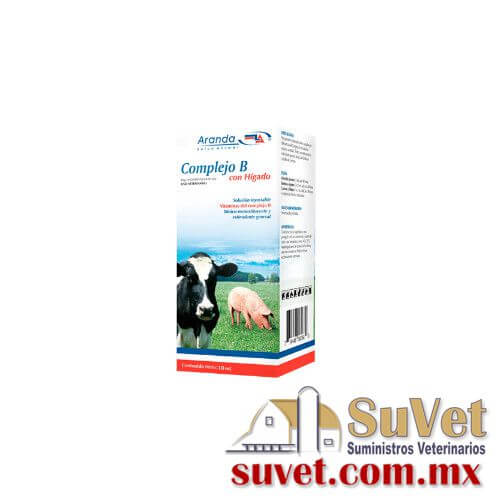 Complejo B con higado frasco de 10 ml  - SUVET