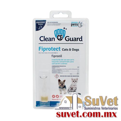Fiprotect Clean Guard cats and dogs pipeta de 0.5 ml - SUVET