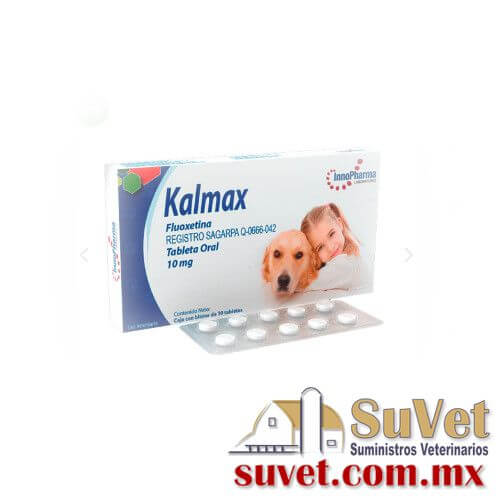 Kalmax caja con 10 tabletas de 10 mg - SUVET