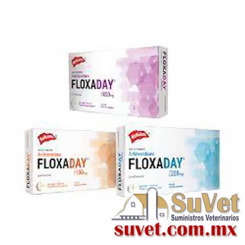 Floxaday blister con 10 comprimidos de 100 mg - SUVET