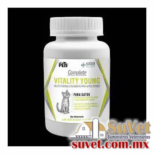 MS Complete Vitality Young gatos frasco de 60 tabletas - SUVET