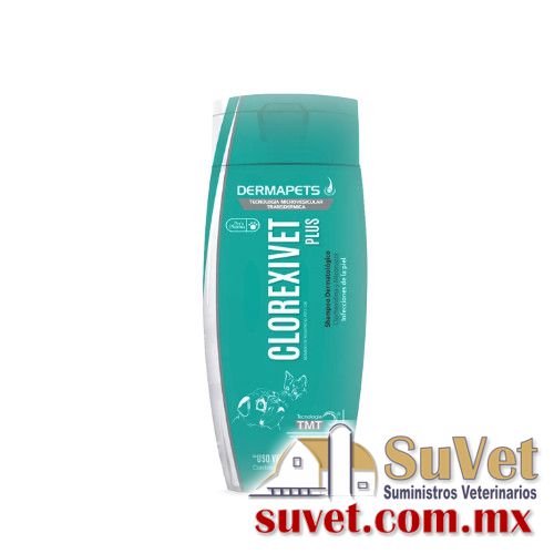 Clorexivet Plus Shampoo  frasco de 350 ml - SUVET