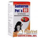 SULFATRIM-PETS 80 mg. Suspensión Oral frasco de 60 ml - SUVET